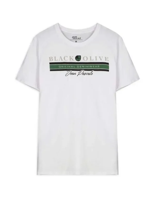 T-Shirt - Frontprint - weiß