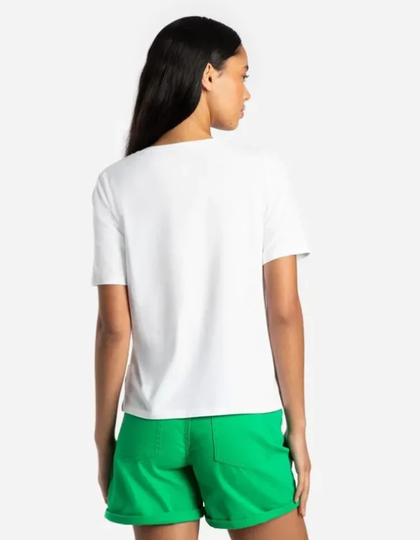 T-Shirt - Frontprint - weiß