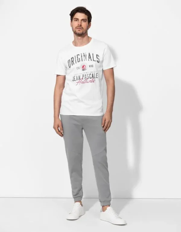 T-Shirt - Frontprint - weiß