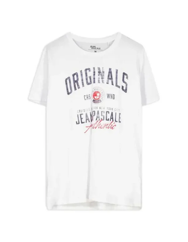 T-Shirt - Frontprint - weiß