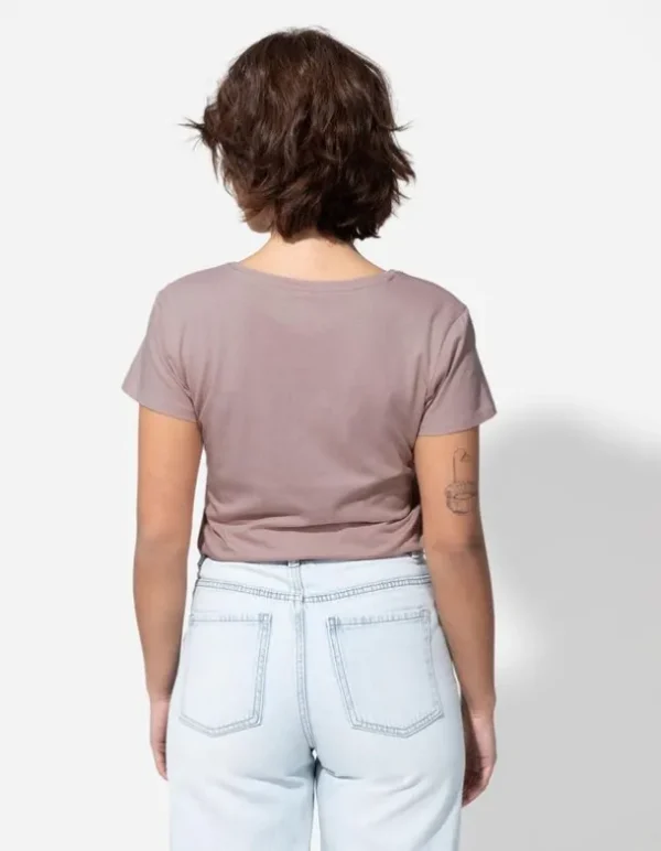 T-Shirt - Glitzerprint - lila