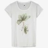 T-Shirt - Glitzerprint - weiß
