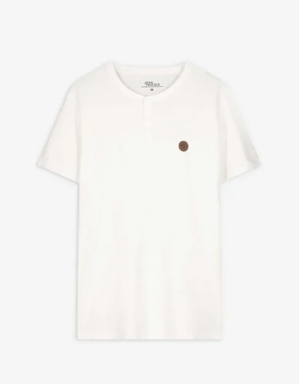 T-Shirt - Henley-Ausschnitt