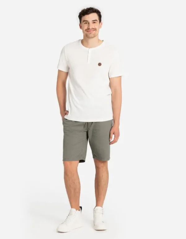 T-Shirt - Henley-Ausschnitt