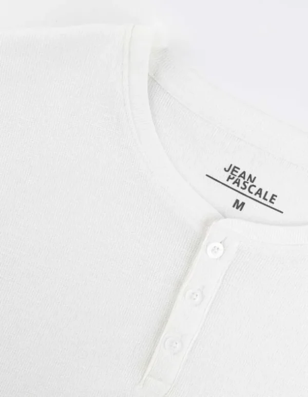 T-Shirt - Henley-Ausschnitt
