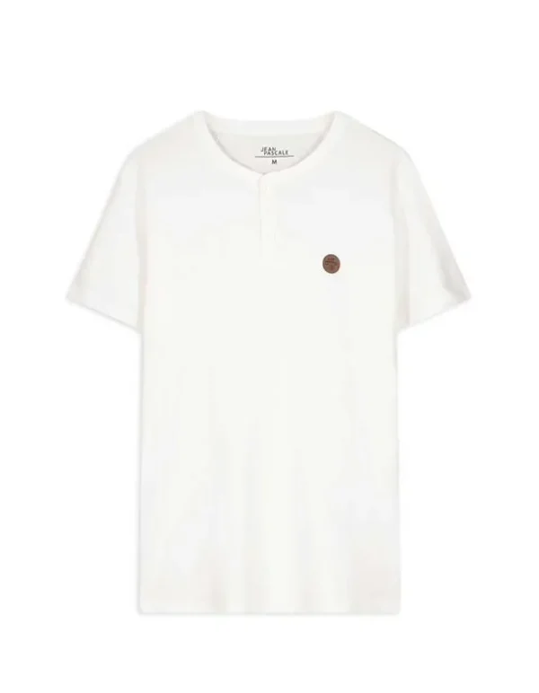 T-Shirt - Henley-Ausschnitt