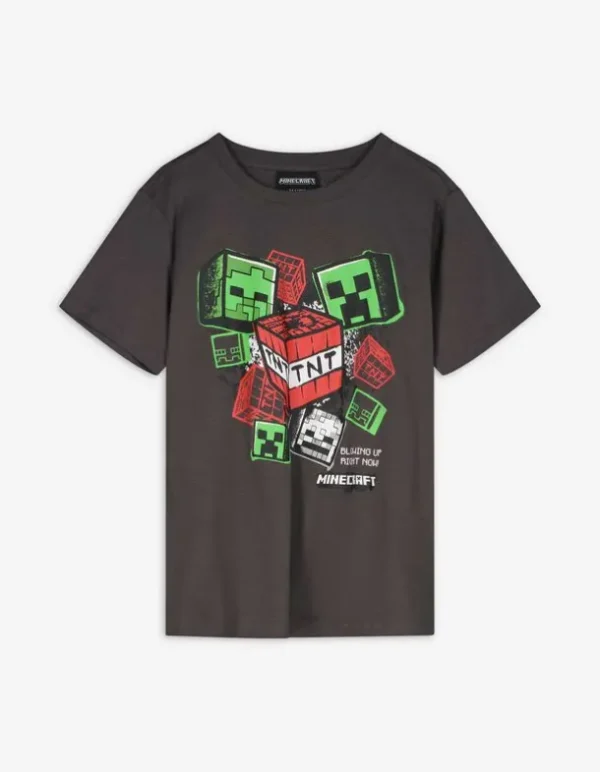 T-Shirt - Minecraft - dunkelgrau