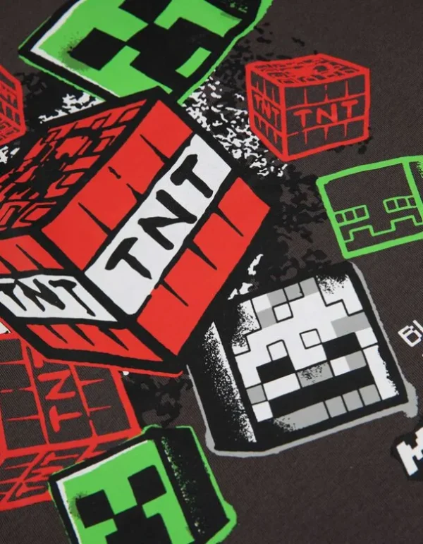 T-Shirt - Minecraft - dunkelgrau