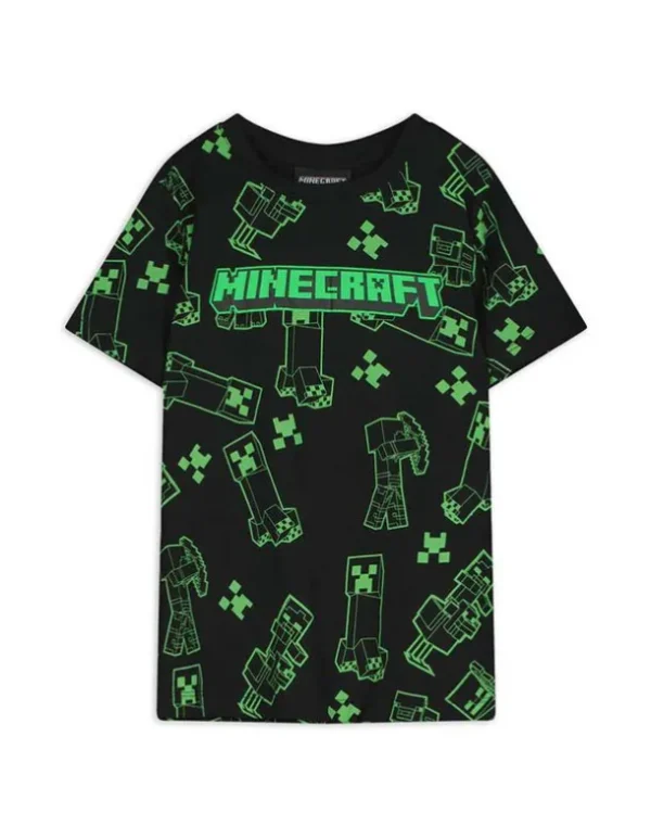 T-Shirt - Minecraft - schwarz