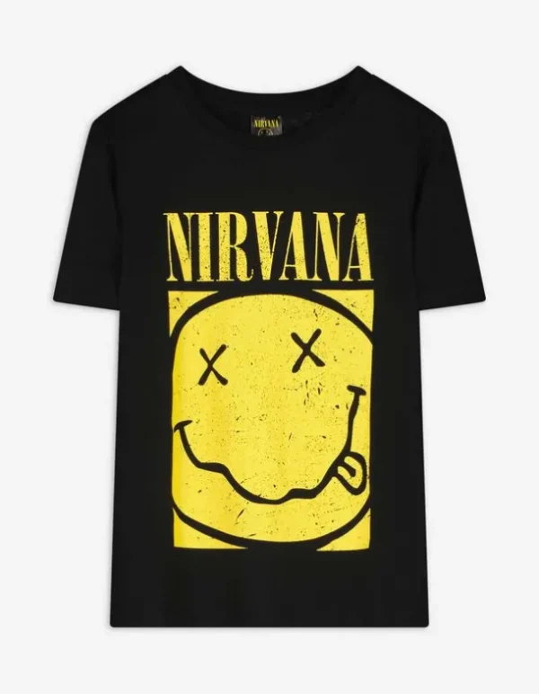T-Shirt - Nirvana - schwarz