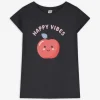 T-Shirt - Print - dunkelgrau