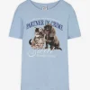 T-Shirt - Print - hellblau
