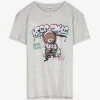 T-Shirt - Print - hellgrau
