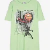 T-Shirt - Print - hellgrün