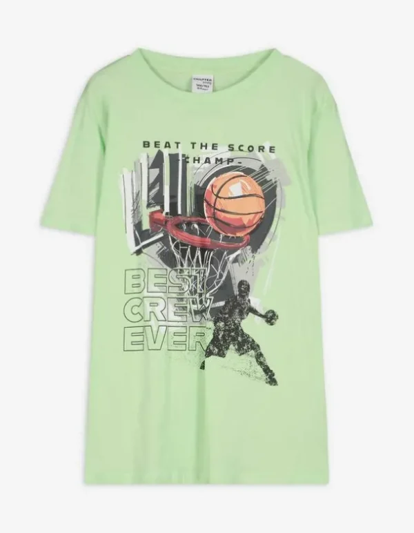 T-Shirt - Print - hellgrün