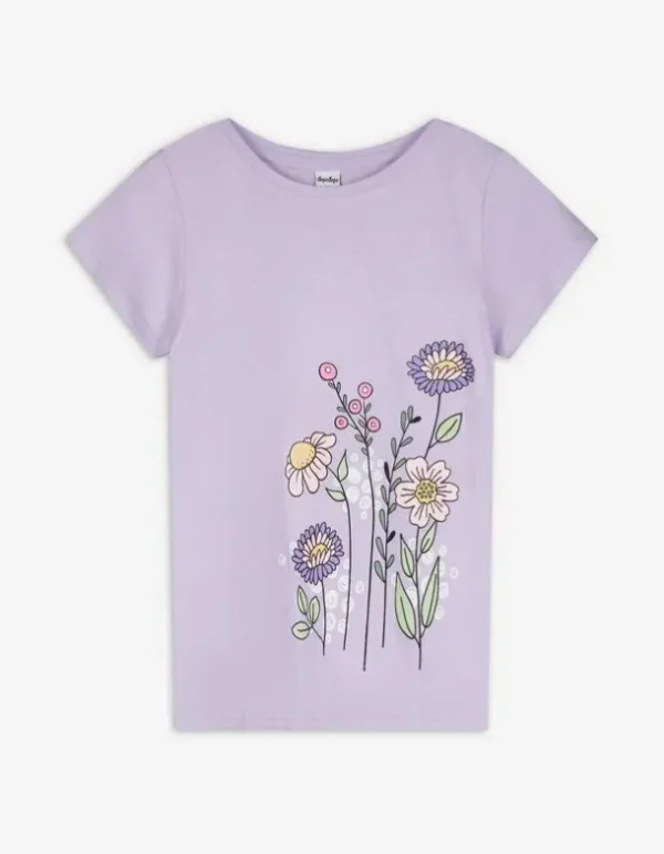 T-Shirt - Print - lila