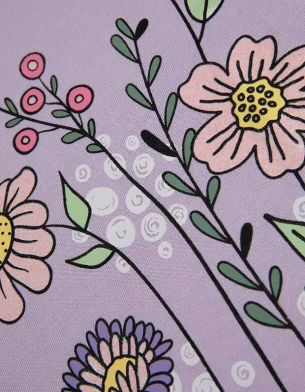 T-Shirt - Print - lila