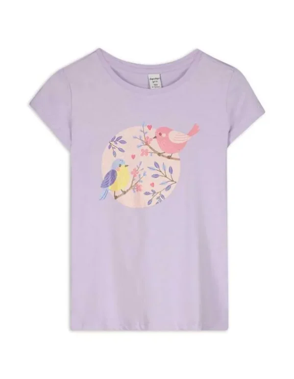 T-Shirt - Print - lila