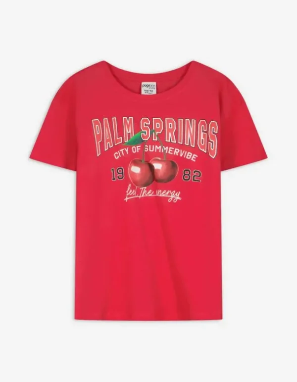 T-Shirt - Print - rot
