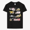 T-Shirt - Print - schwarz