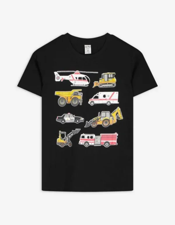 T-Shirt - Print - schwarz