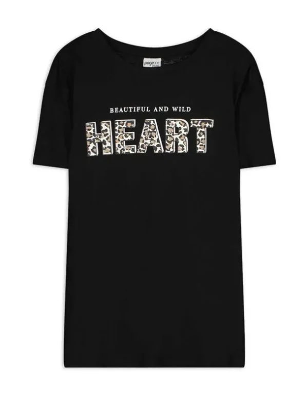 T-Shirt - Print - schwarz