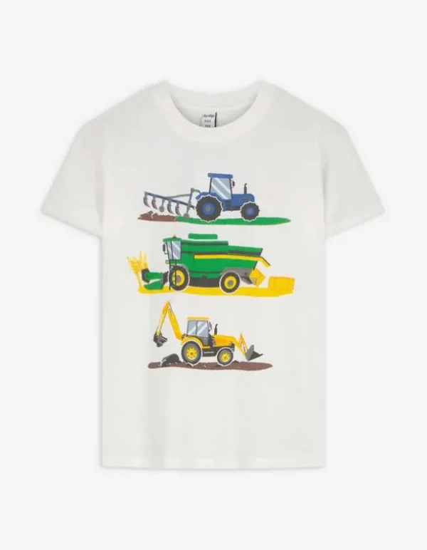 T-Shirt - Print - weiß