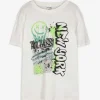T-Shirt - Print - weiß