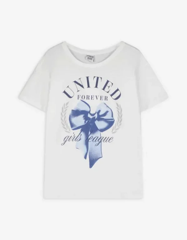 T-Shirt - Print - weiß