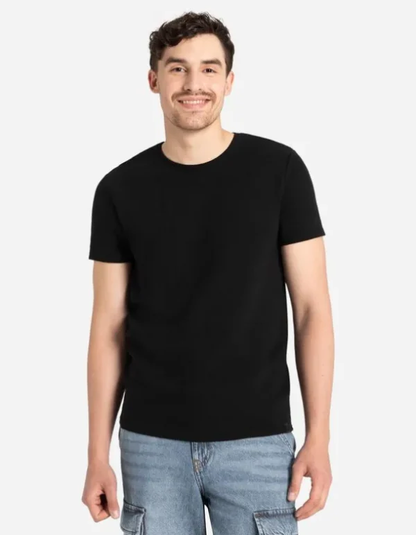 T-Shirt - Rippenstruktur