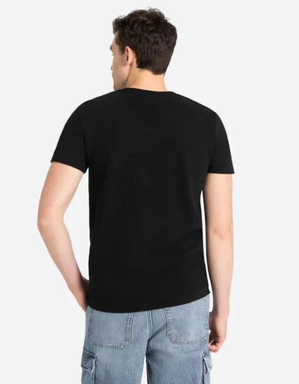 T-Shirt - Rippenstruktur