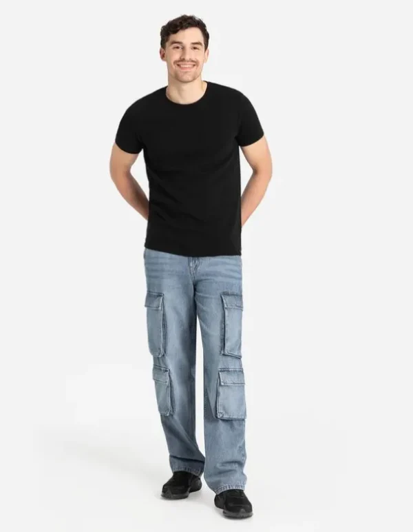 T-Shirt - Rippenstruktur