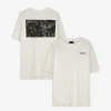 T-Shirt - Rückenprint - weiß