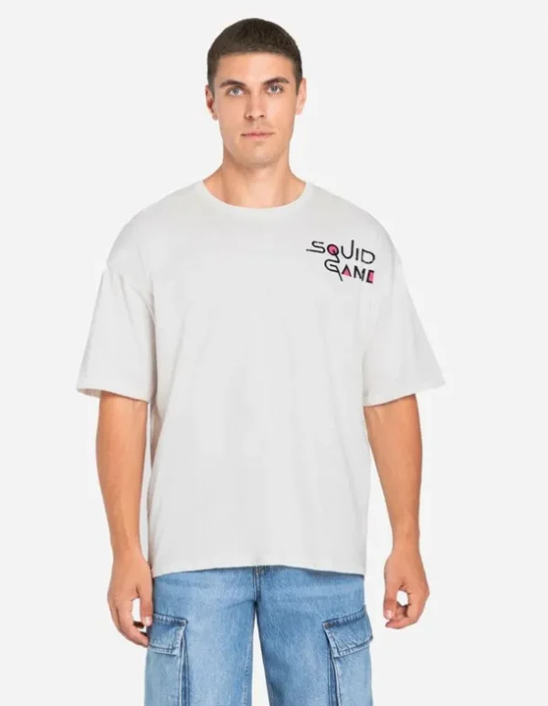T-Shirt - Rückenprint - weiß