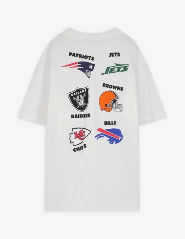 T-Shirt - Rückenprint - weiß