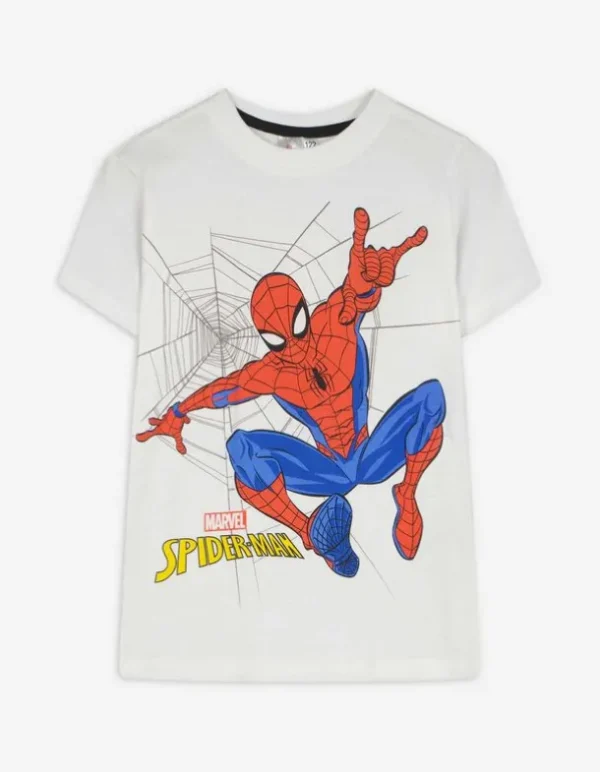 T-Shirt - Spiderman - weiß