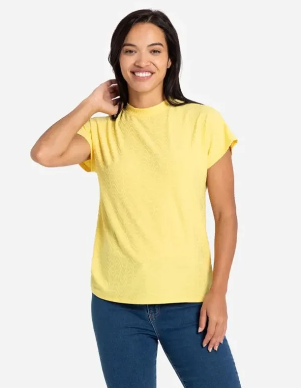 T-Shirt - Stehkragen