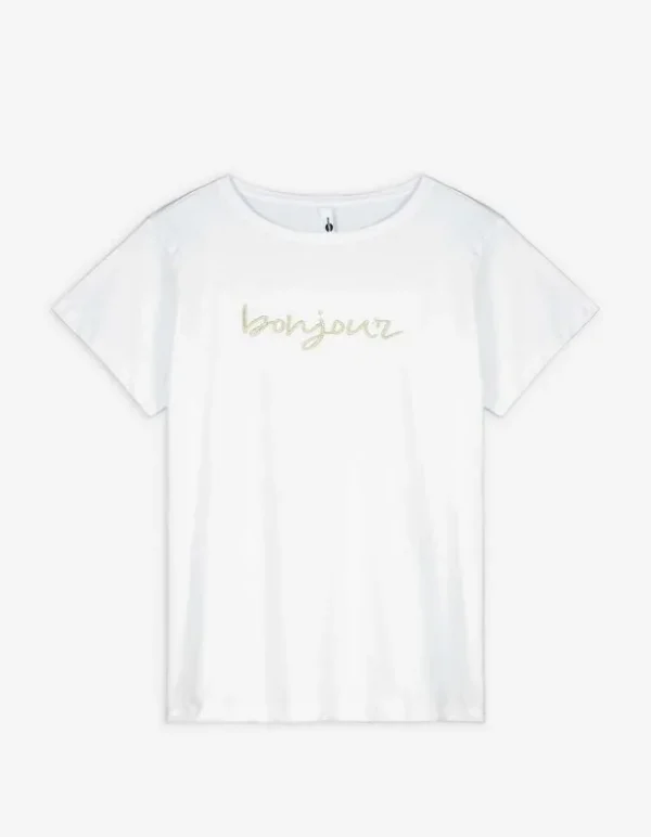 T-Shirt - Stickereien