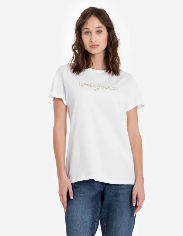 T-Shirt - Stickereien