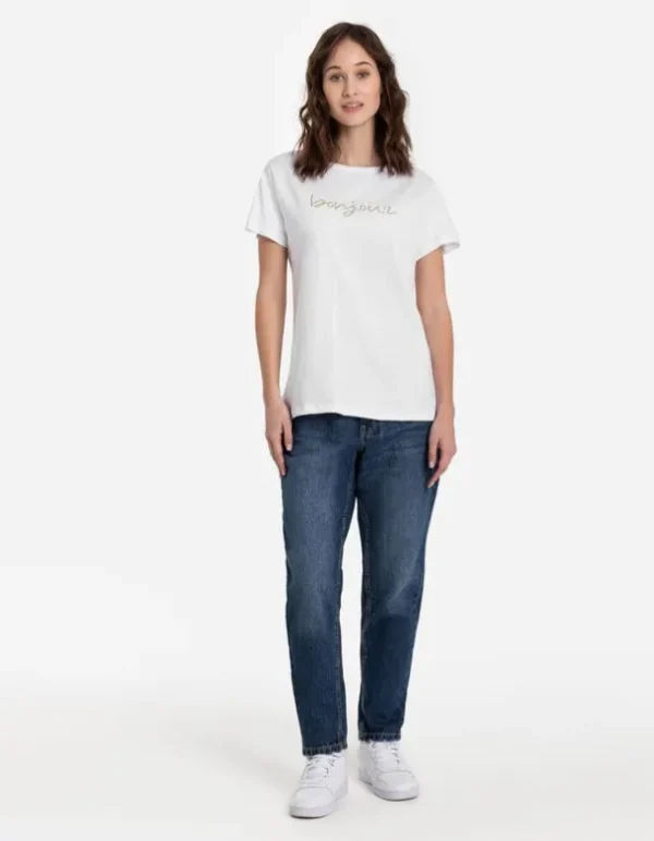 T-Shirt - Stickereien