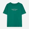 T-Shirt - Stickereien - dunkelgrün