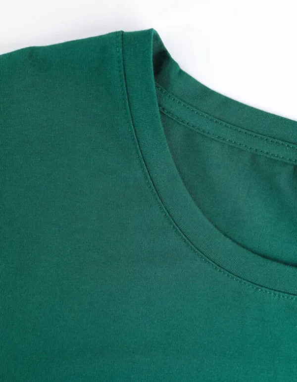 T-Shirt - Stickereien - dunkelgrün