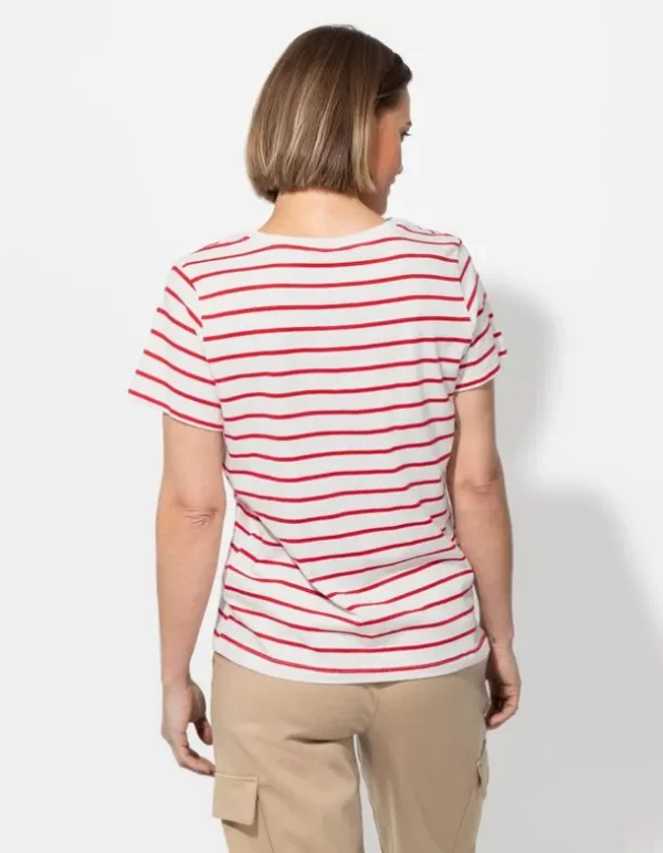 T-Shirt - Stickereien - rot