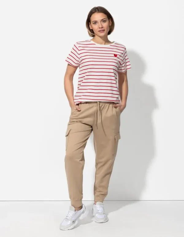 T-Shirt - Stickereien - rot
