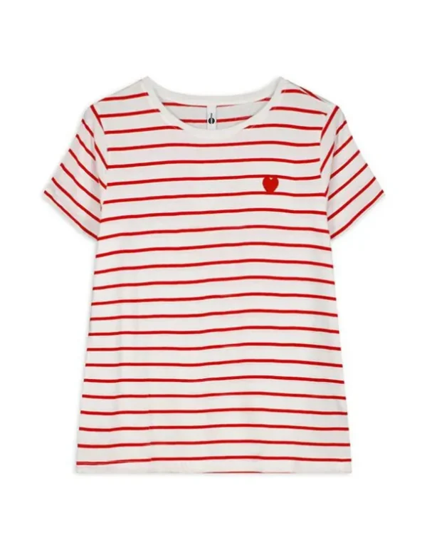 T-Shirt - Stickereien - rot