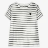T-Shirt - Stickereien - schwarz