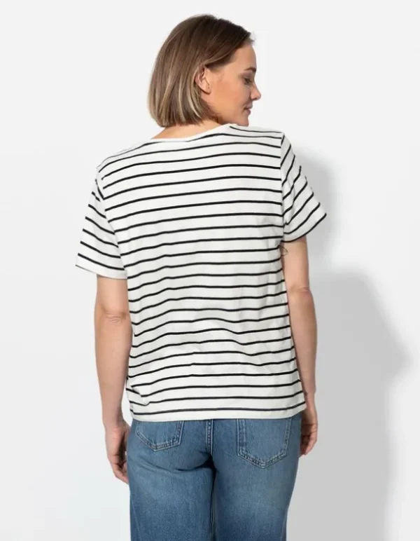 T-Shirt - Stickereien - schwarz