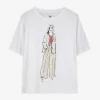 T-Shirt - Stickereien - weiß