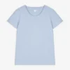 T-Shirt - Stretchanteil - hellblau