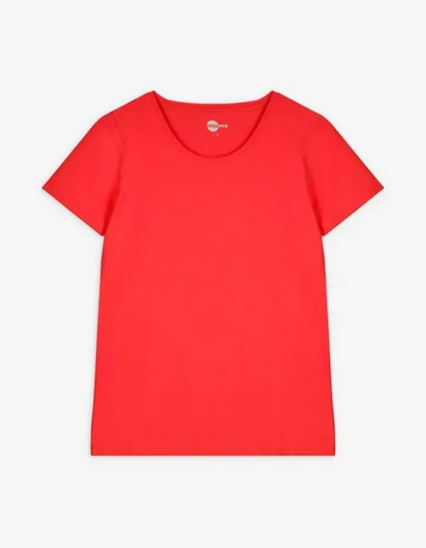 T-Shirt - Stretchanteil - rot